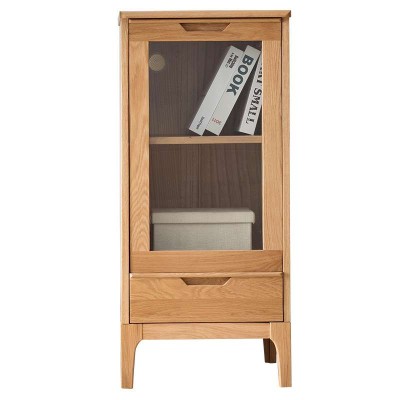 Storage Modern Bar Display Wooden Living Room Cellar Cooler Glass Liquor Wood Whiskey Custom Solid Wine Cabinet